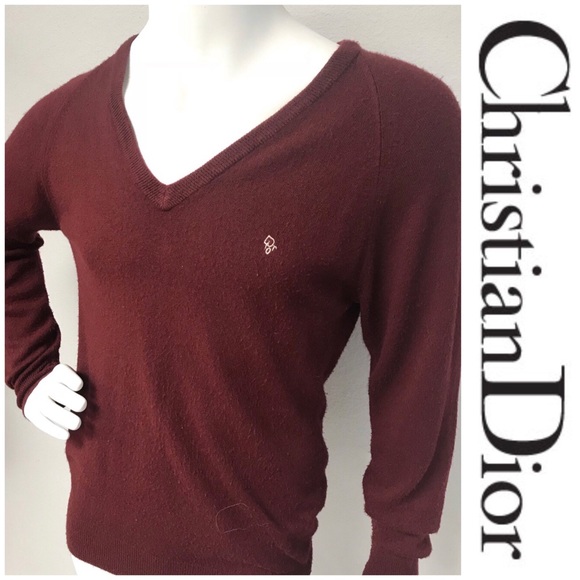 Dior Other - 🔥 Vintage Dior v-neck sweater